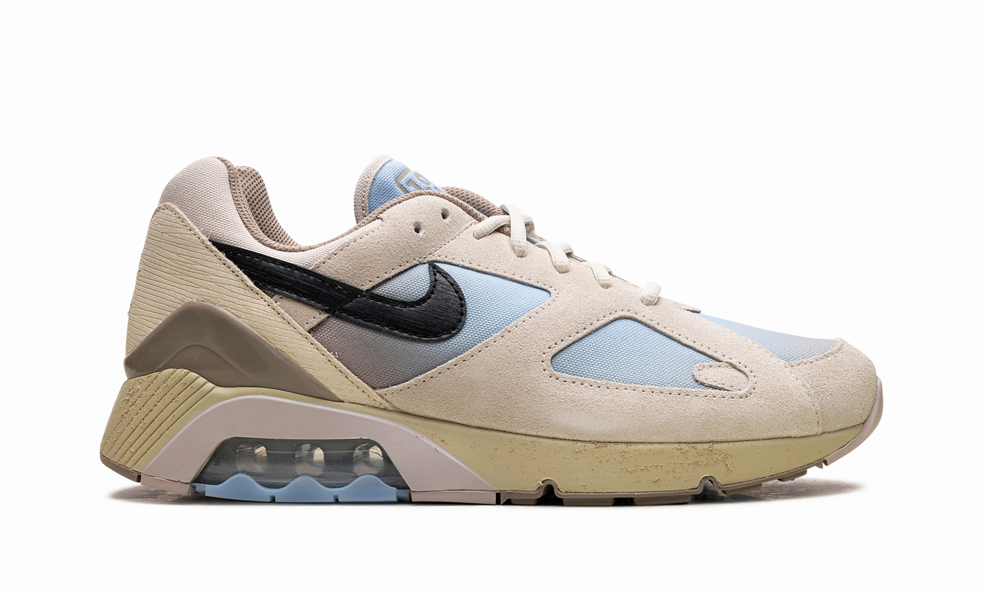 Air Max 180 "Light Khaki Psychic Blue" Self Lacing Shoes Nike Back To The Future