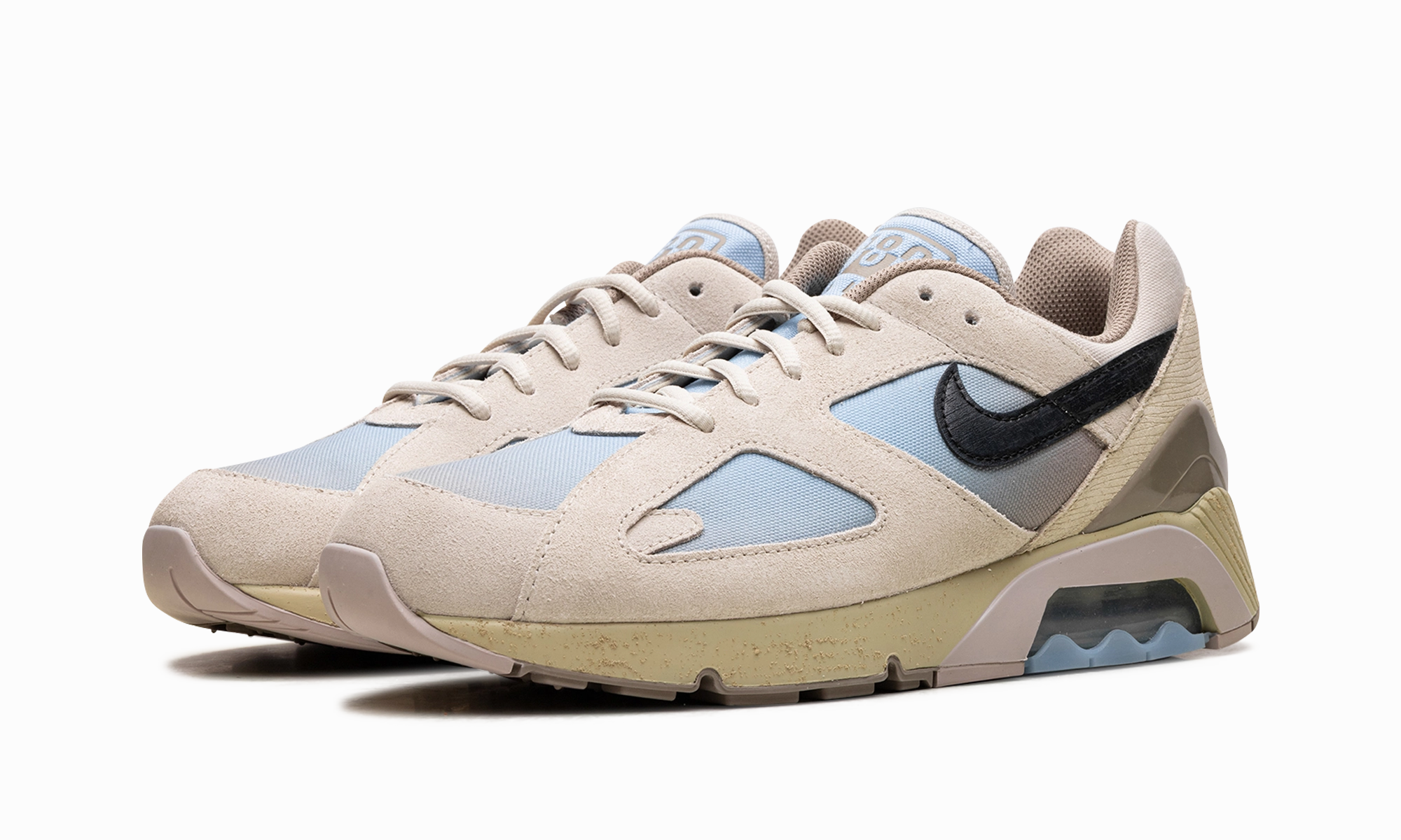 Nike Basketball Shoes Jason Kidd Air Max 180 "Light Khaki Psychic Blue"