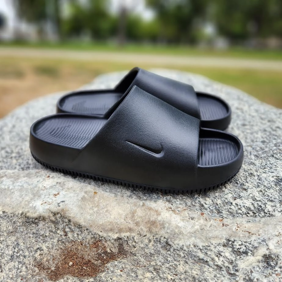 Dog Face Slippers Nike Calm Slides 'BLACK'