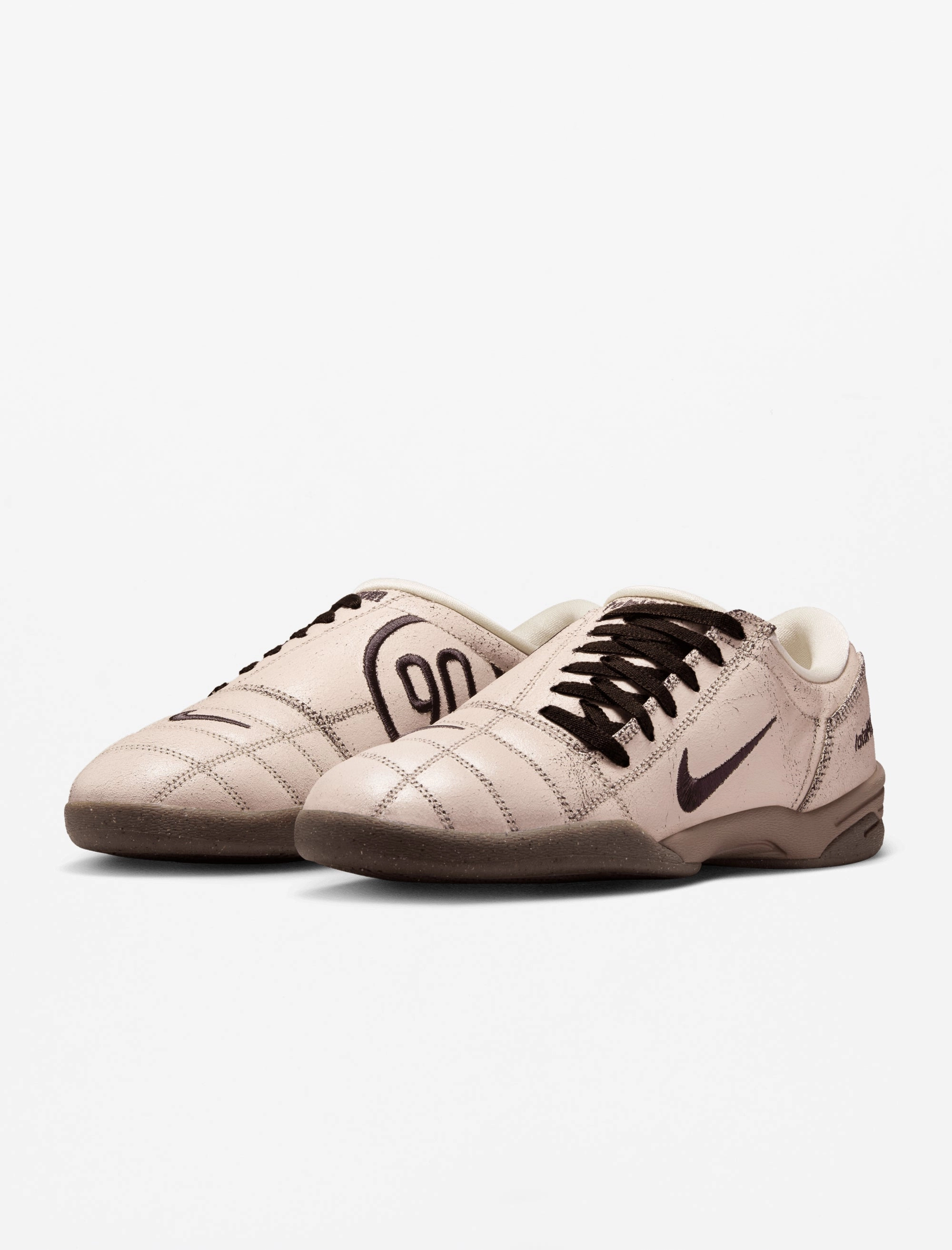 T90 PRM (Pearl White/Shadow Brown) Nike Store Basketball Shoes