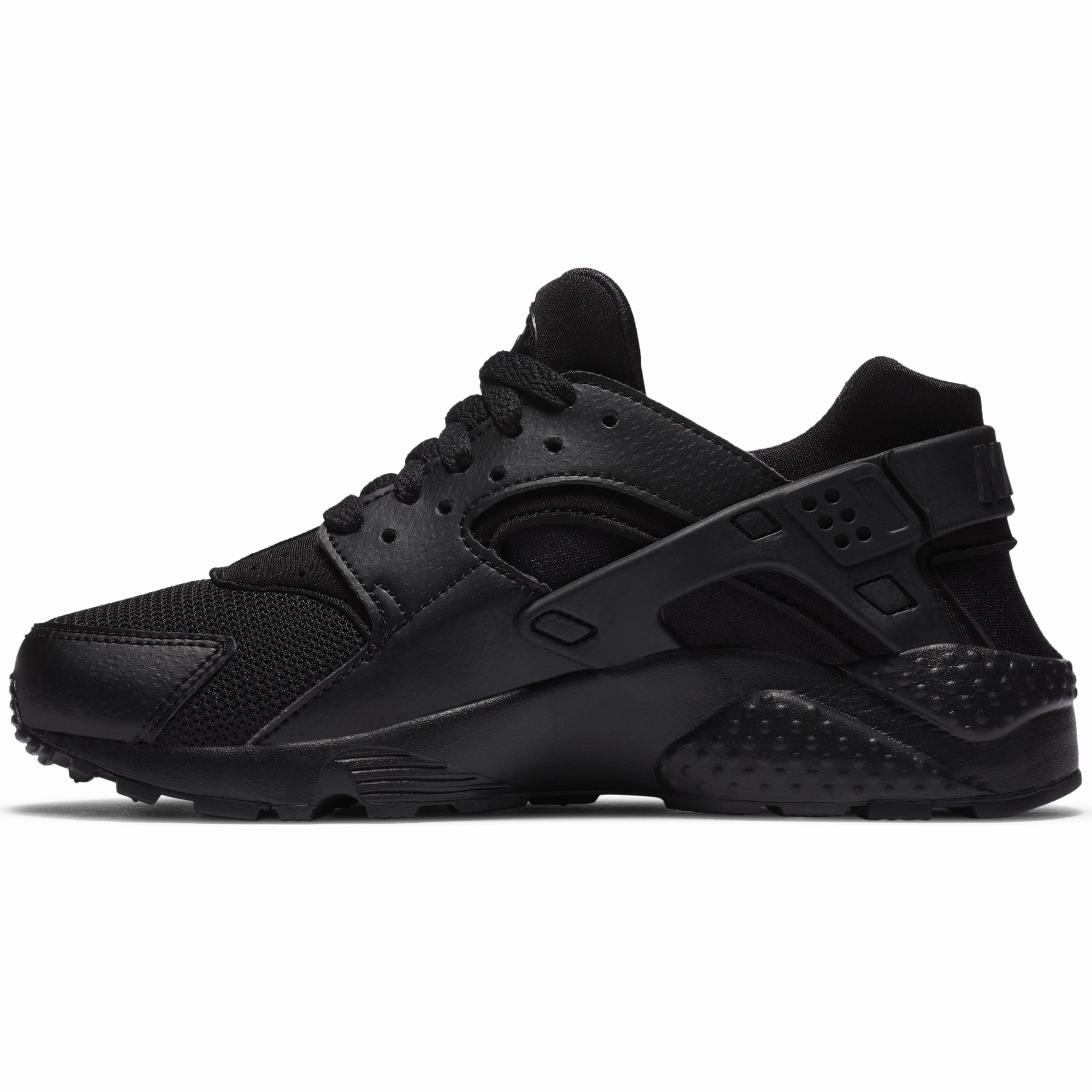 Nike Kid's Huarache Run Shoes - All Black Huarache Nike Basketball Shoes