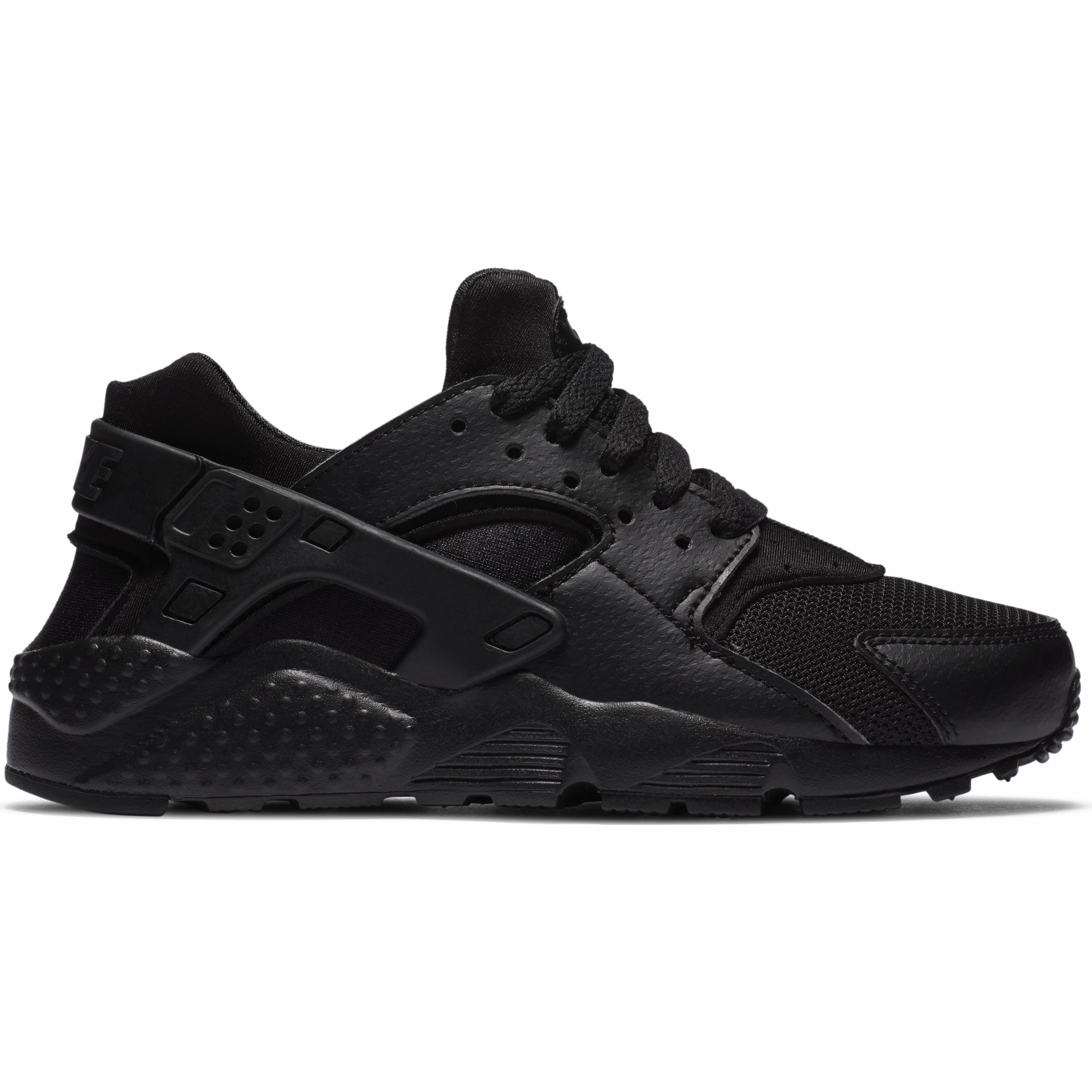 Nike Kid's Huarache Run Shoes - All Black Used Nike Air Max Shoes