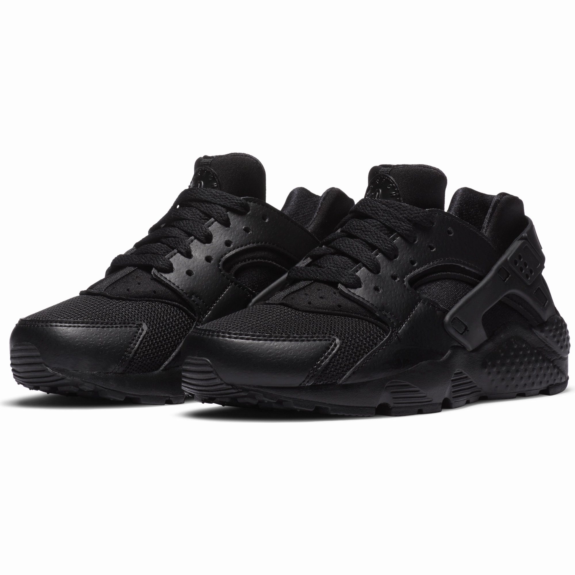 Nike Kid's Huarache Run Shoes - All Black High Top Nike Shoes