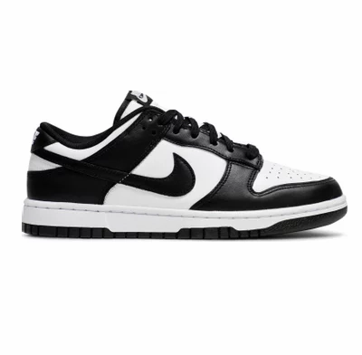 Nike Men's Dunk Low Shoes - Black / White Used Nike Air Max Shoes