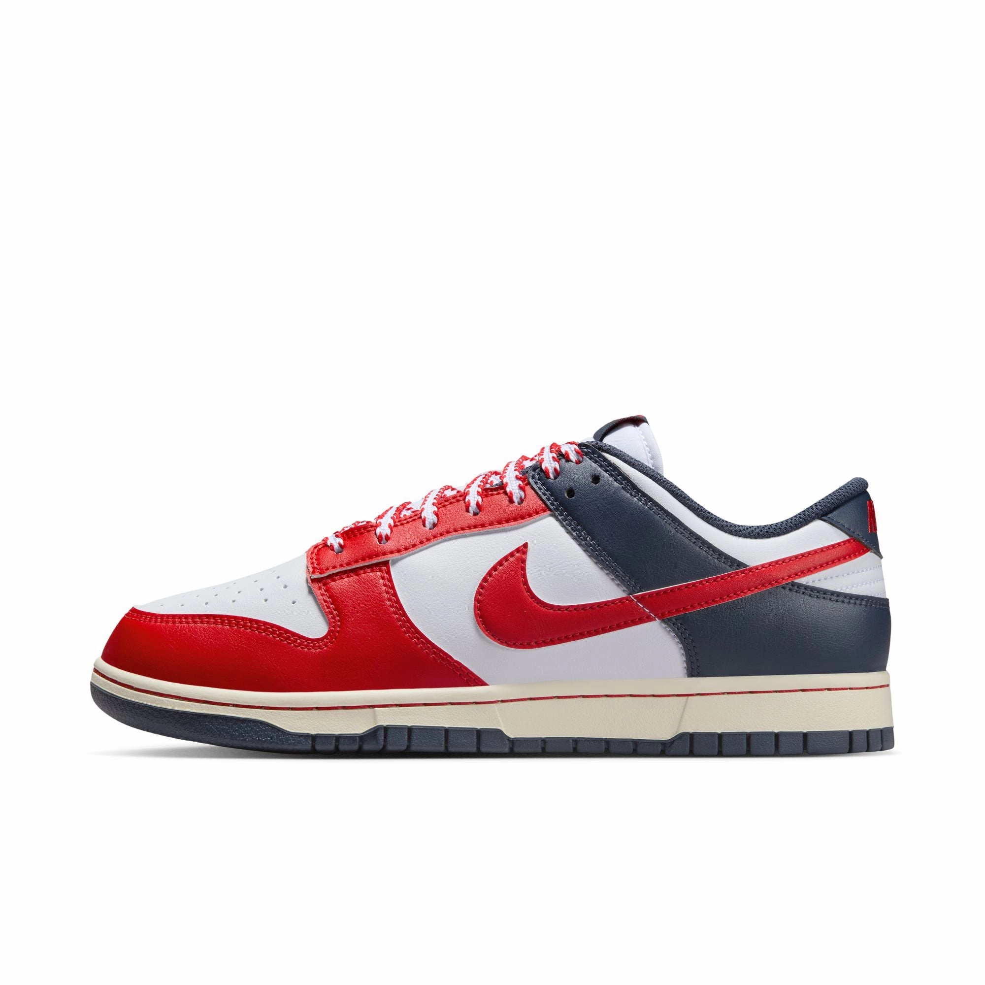 Nike "Dunk Low Retro" M - White / University Red Shoes Usa Nike