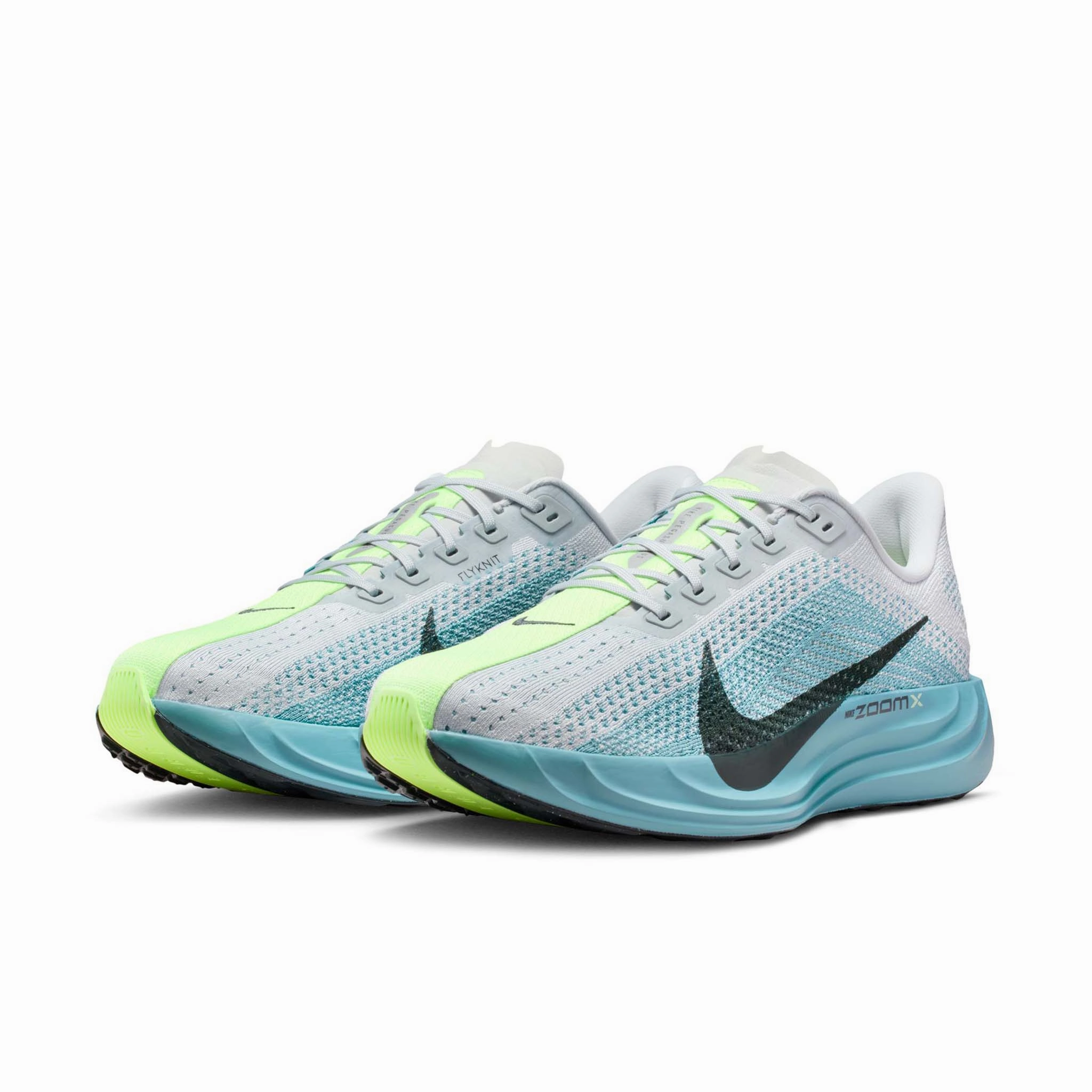 Nike Baseball Umpire Shoes Nike | Men's Pegasus Plus Road Running Shoes - Pure Platinum/Seaweed-Denim Turquoise