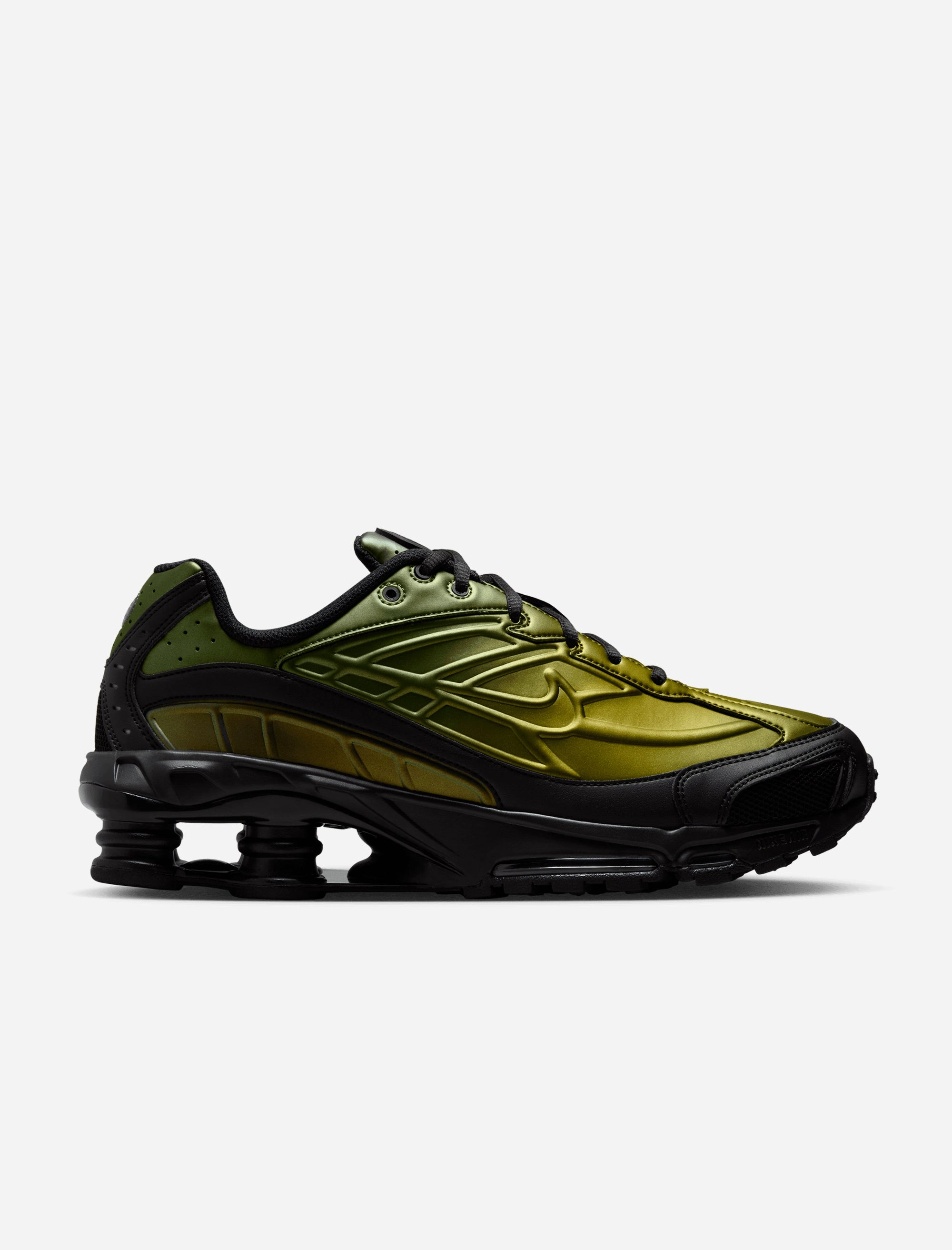 Nike Shox Ride 2 (Black/Olive Flak) Pattern Nike Shoes