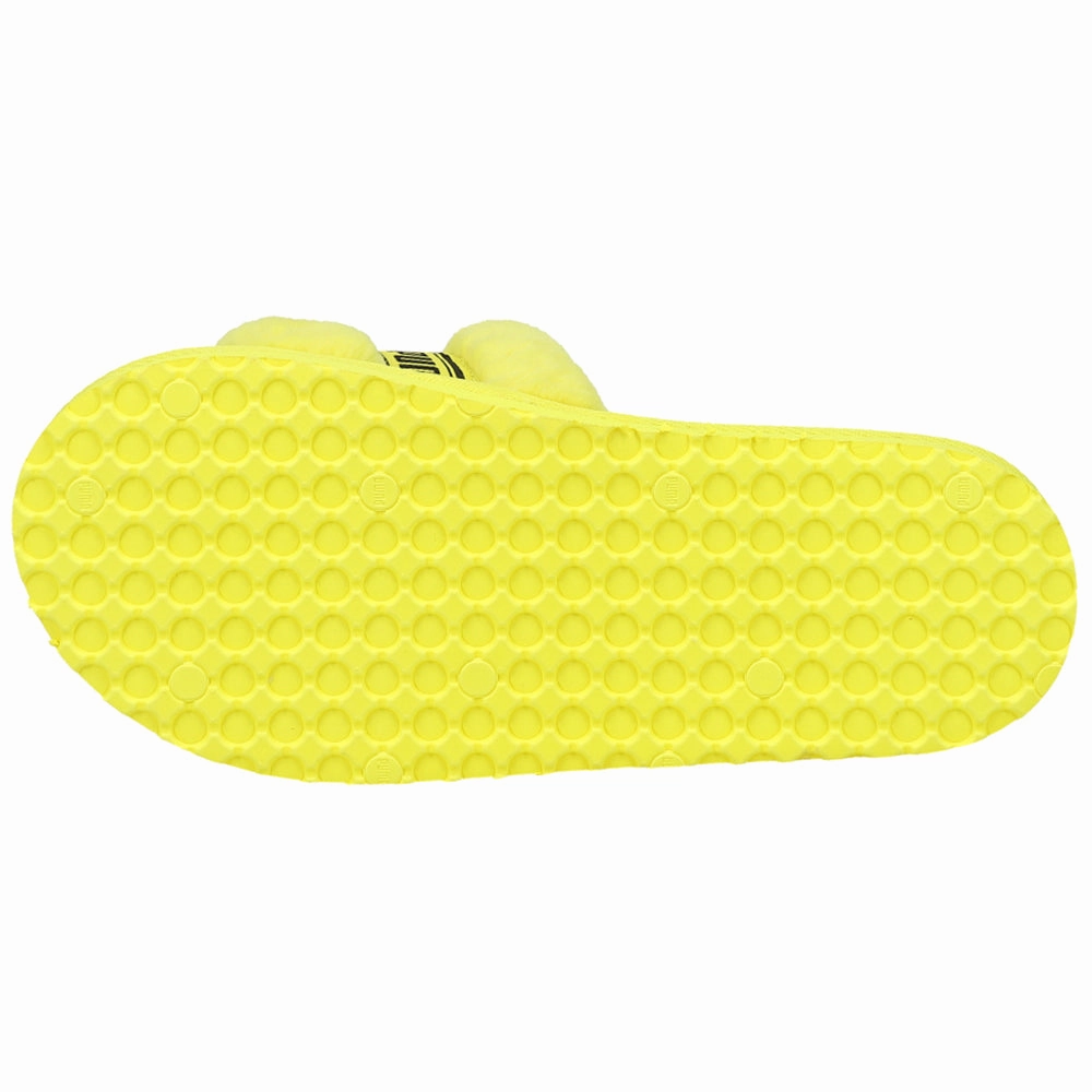 Fluffy Slide Sandals (Big Kid) Satin Sandals