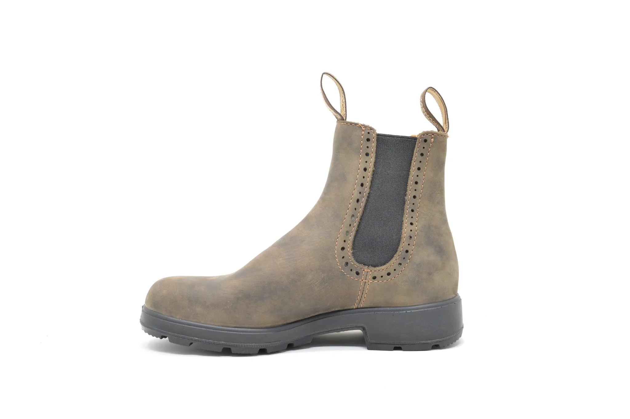 BLUNDSTONE 1351 Women's Series Hi Top Rustic Brown Oakrock Chelsea Boots