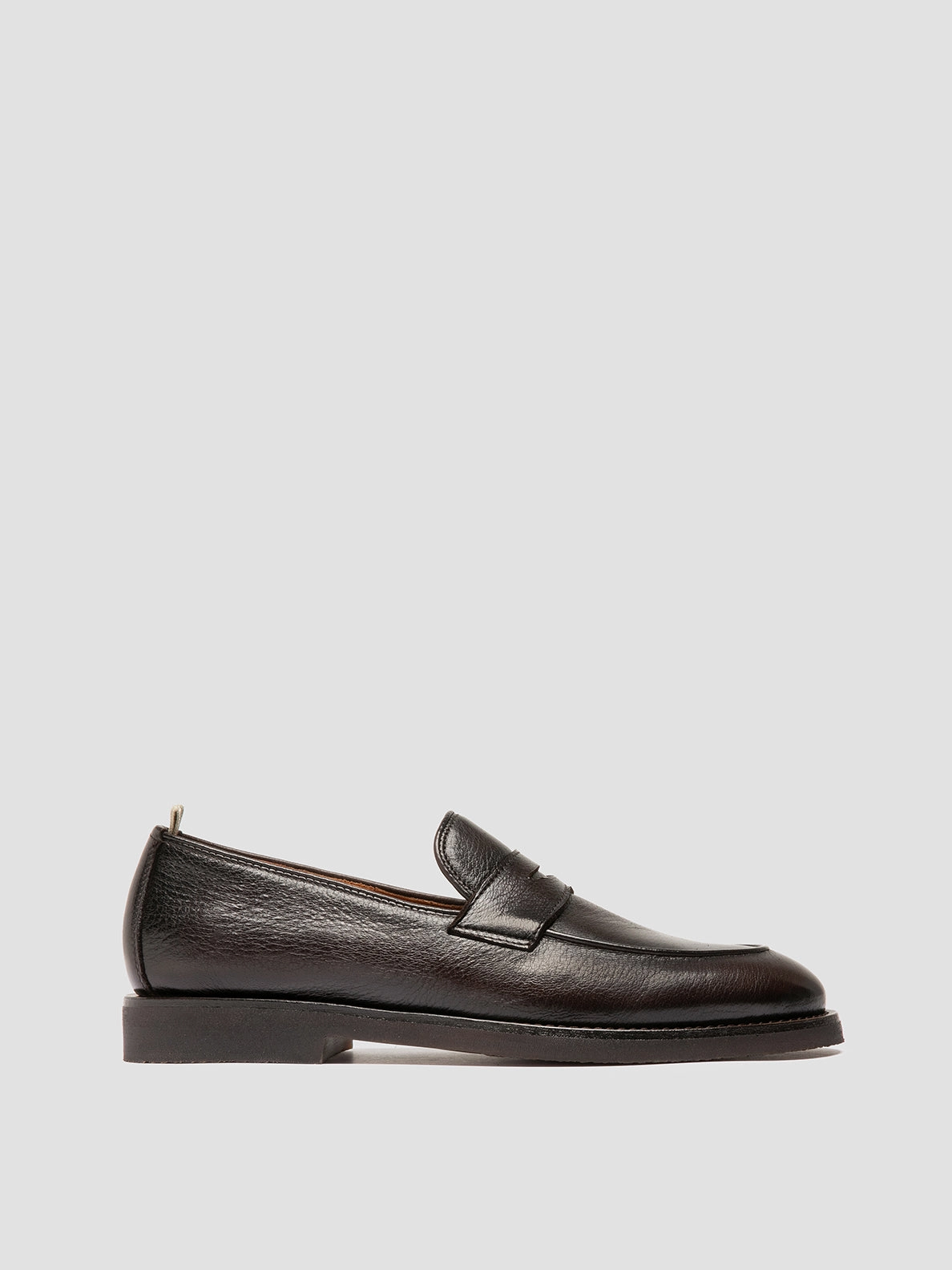 OPERA FLEXI 101 - Dark Brown Leather Penny Loafers Larroude Loafers