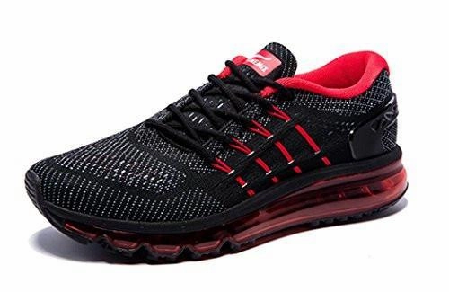Onemix Air Running Shoes Light Gym Outdoor Walking Sneakers Black Red Size 8.5 DM US Cole Haan Nike Air Shoes