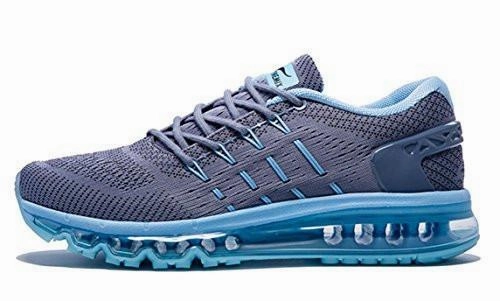 Best Cushioned Nike Running Shoes Onemix Air Running Shoes Light Gym Outdoor Walking Sneakers Grey Blue Size 8.5 DM US