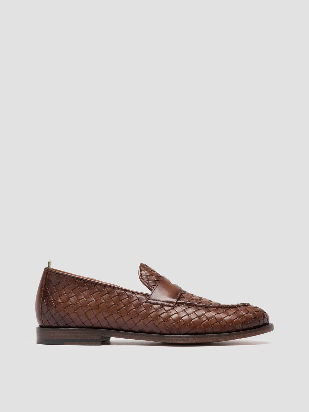 OPERA 003 - Light Brown Leather Penny Loafers Loafers Jeans