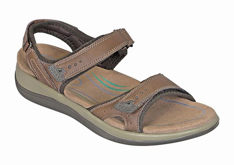 Born Sandals Orthofeet Women Malibu Two Way Strap - Brown