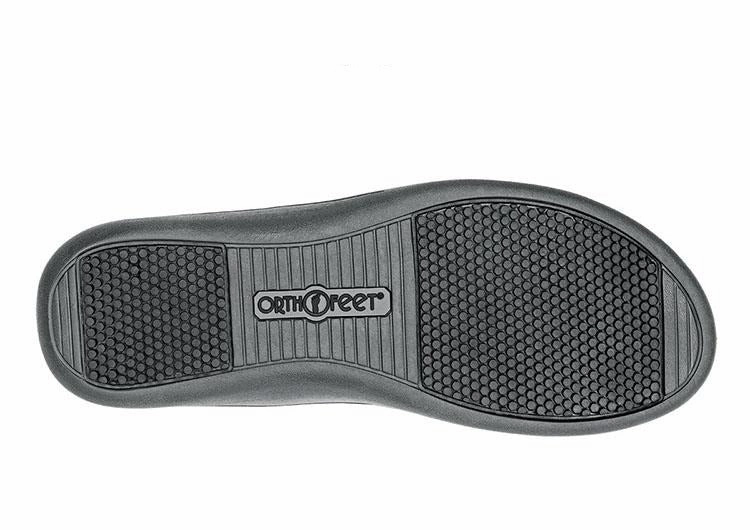 Wedge Mule Sandals Orthofeet Women Malibu Two Way Strap Bone