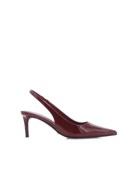 OSKANNA - CHERRY RED PATENT Decorating High Heels Simpleswears Com