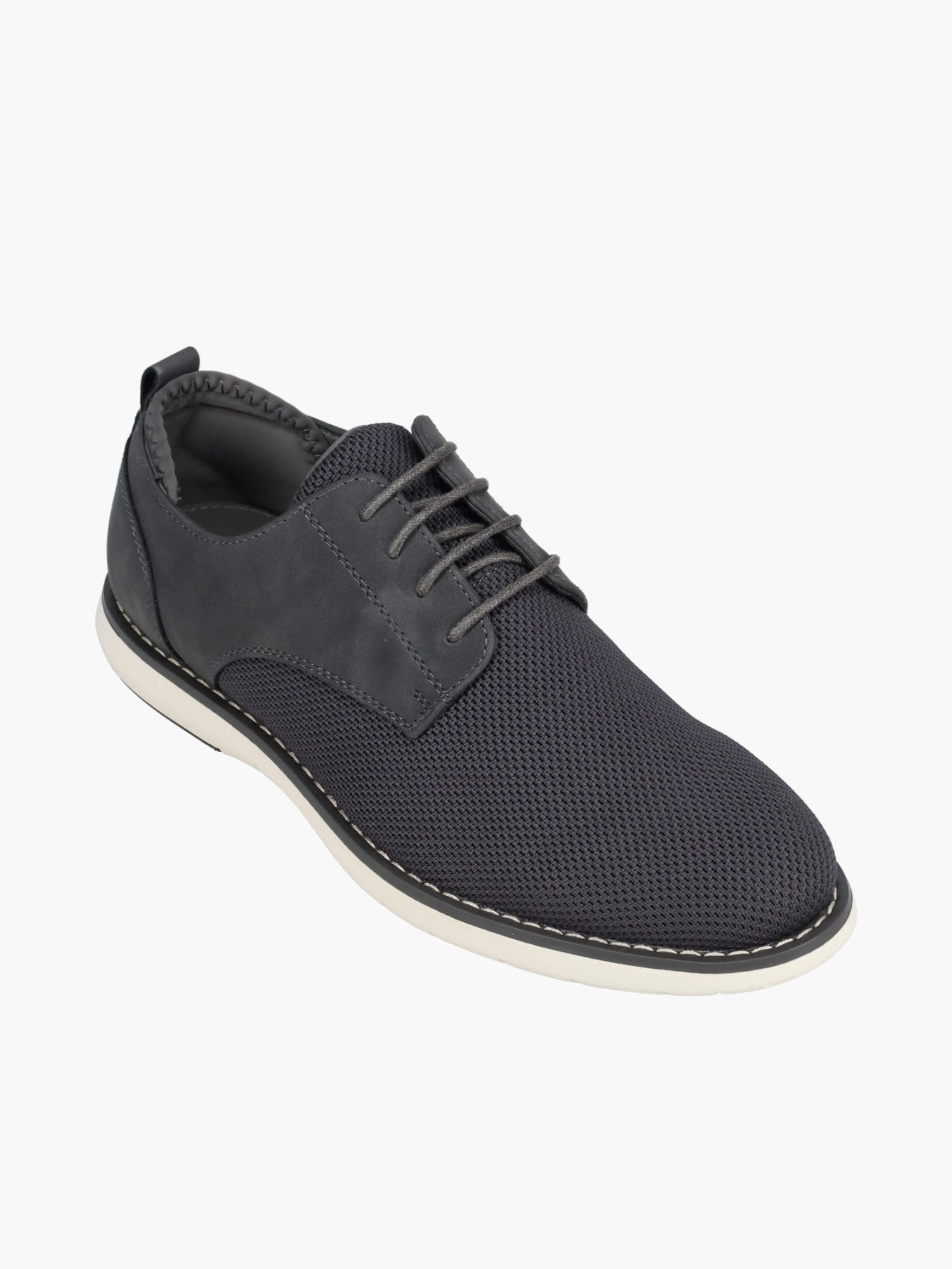 Otto Charcoal Fly Knit Grand City Platform Oxford