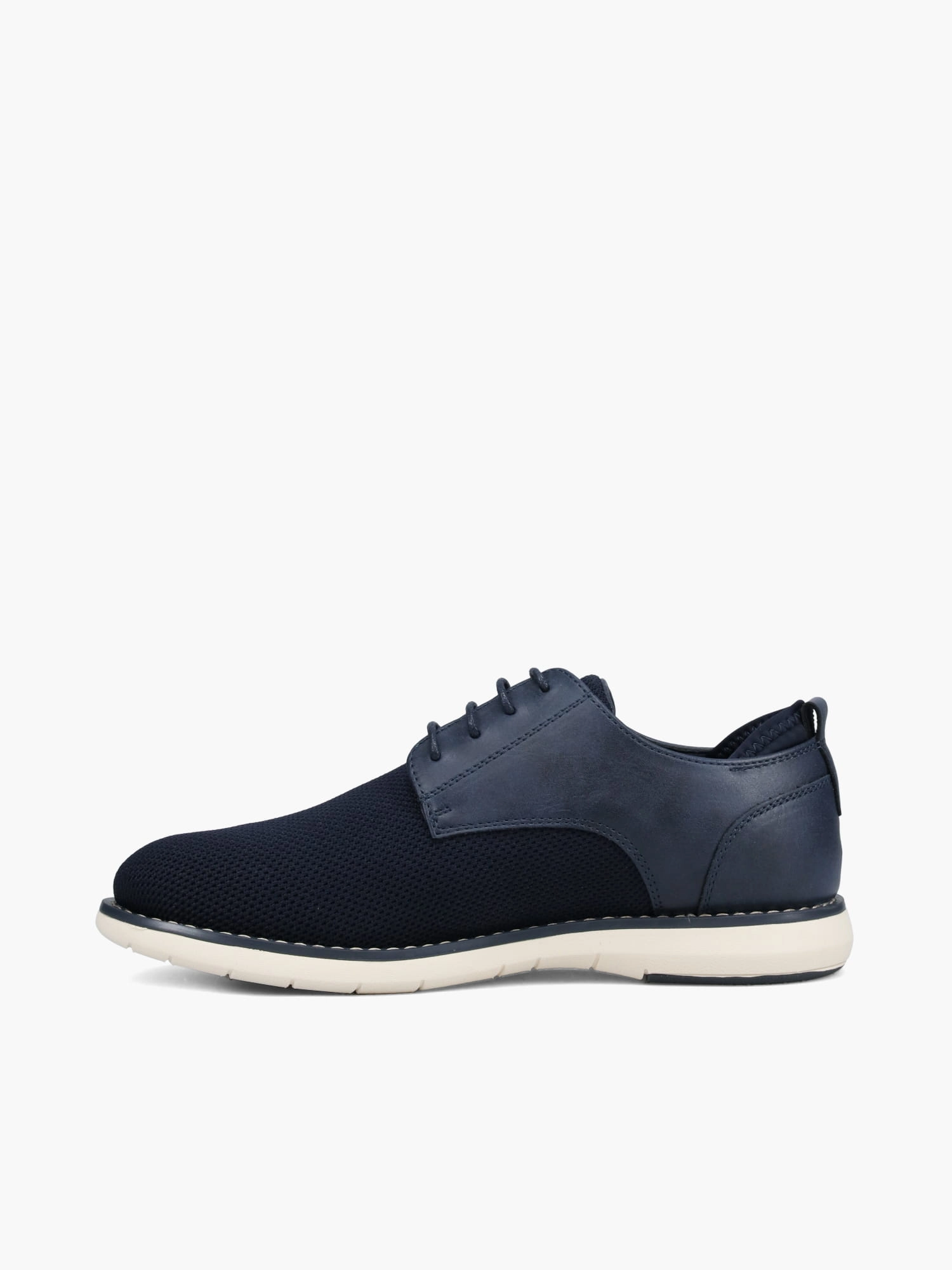 Park Avenue Cap-toe Oxford Dress Shoe Otto Navy Fly Knit
