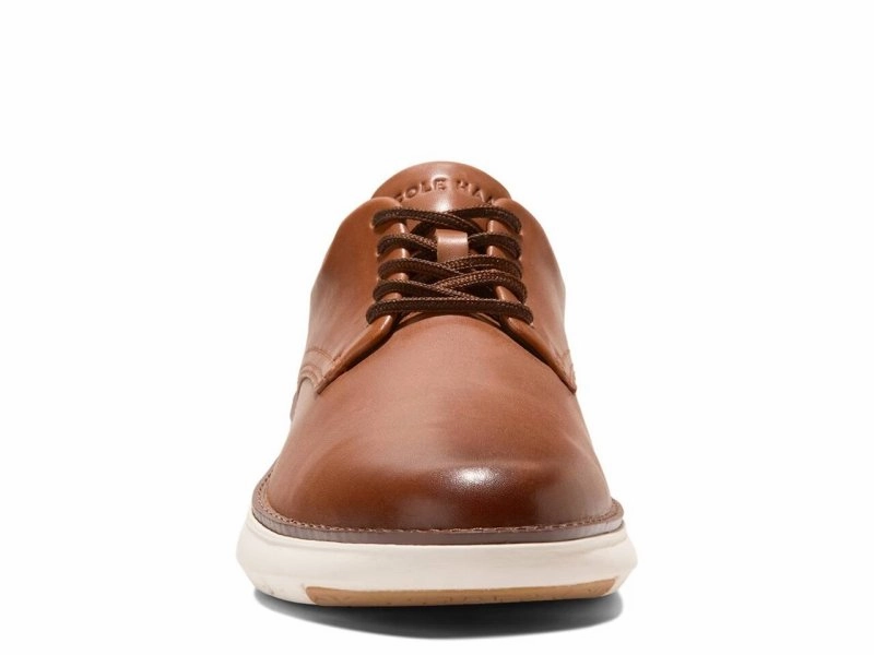 Garson Oxfords Cole Haan Men's Grand Remix - British Tan/Ivory
