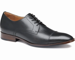 J&M Richland Captoe in Black Oxfords Southampton