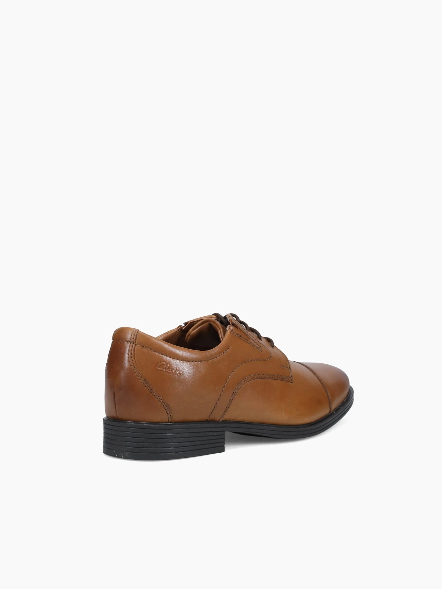 Belvedere Simone Tumbled Cap Toe Oxfords Whiddon Cap Dark Tan Lea