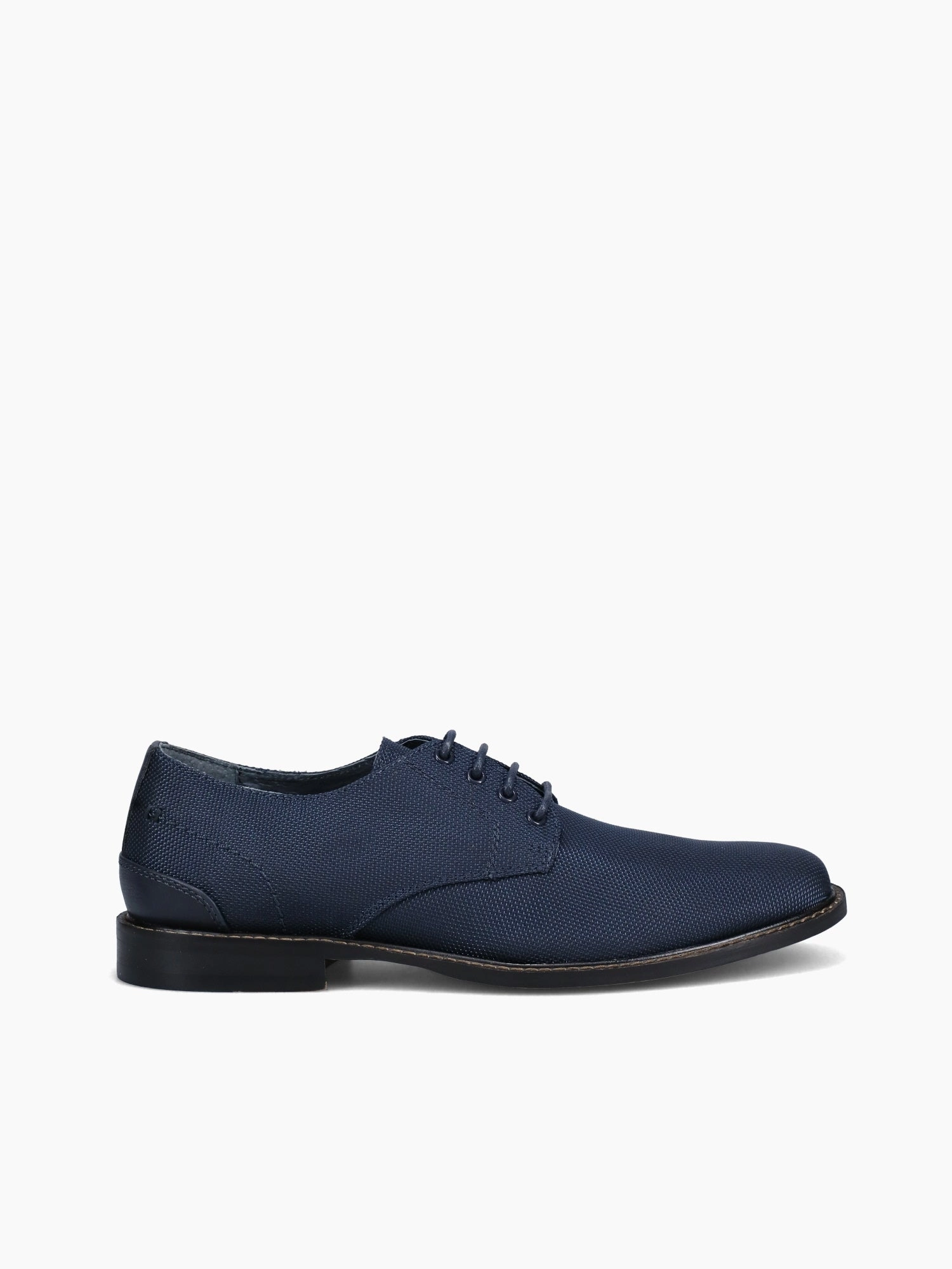 Jay Navy Nylon Moretti Kylian Wingtip Oxfords