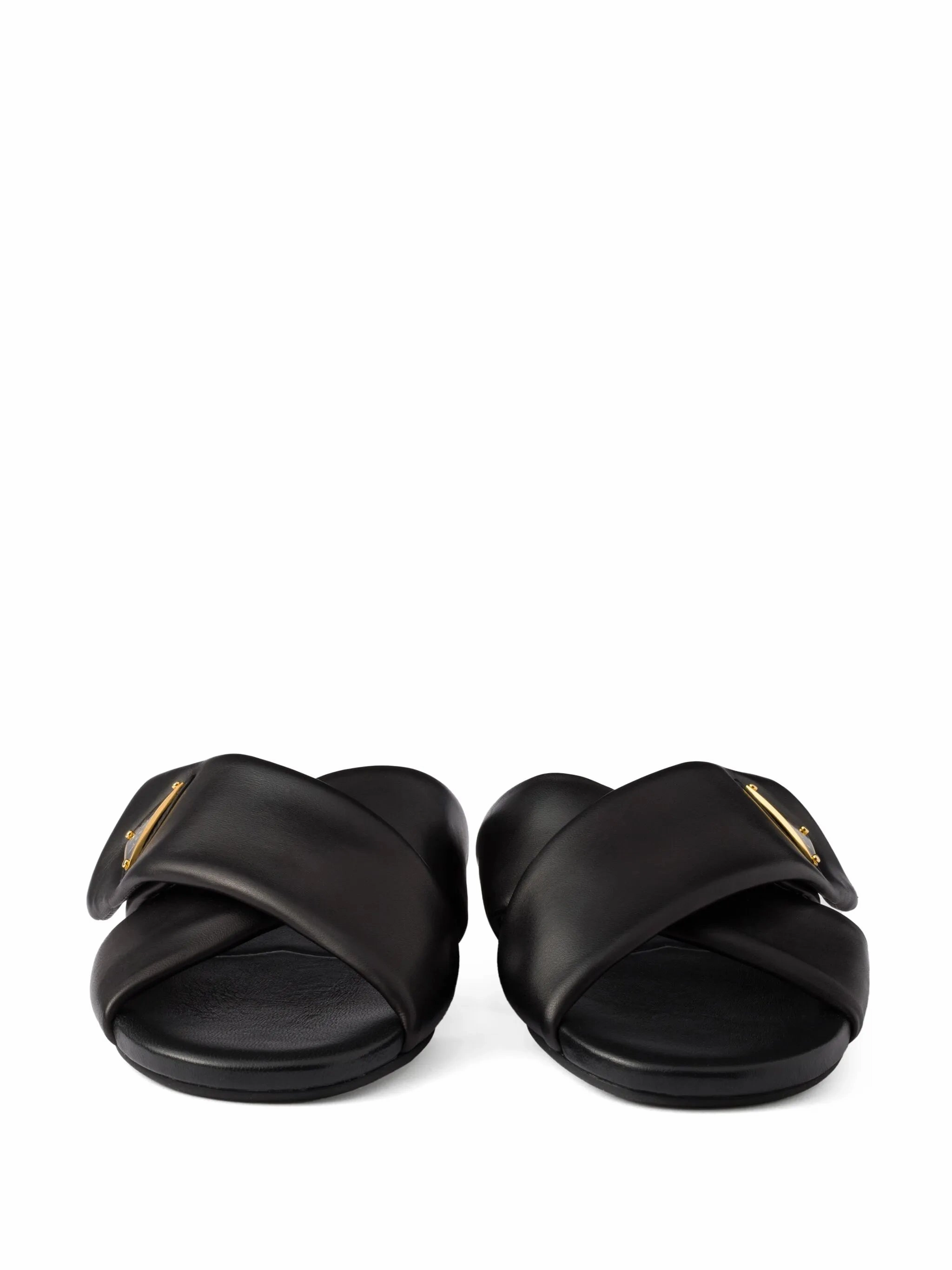 Splendid Slippers Padded nappa leather slides