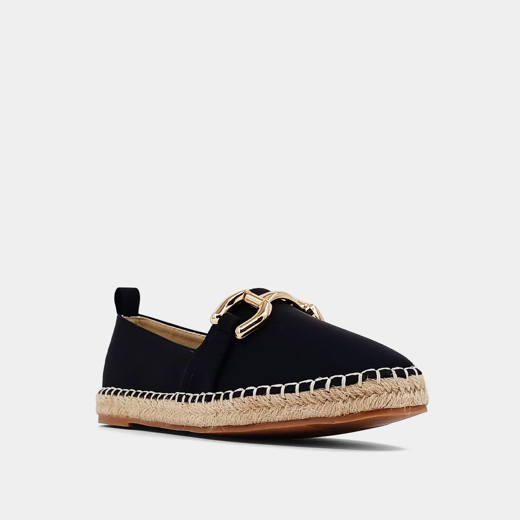 AUGUSTA Prada Nappa Leather Espadrille Wedge Sandals
