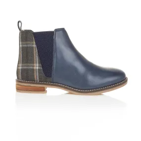 Juliet Leather Chelsea Boots - Blue Custom Chelsea Boots