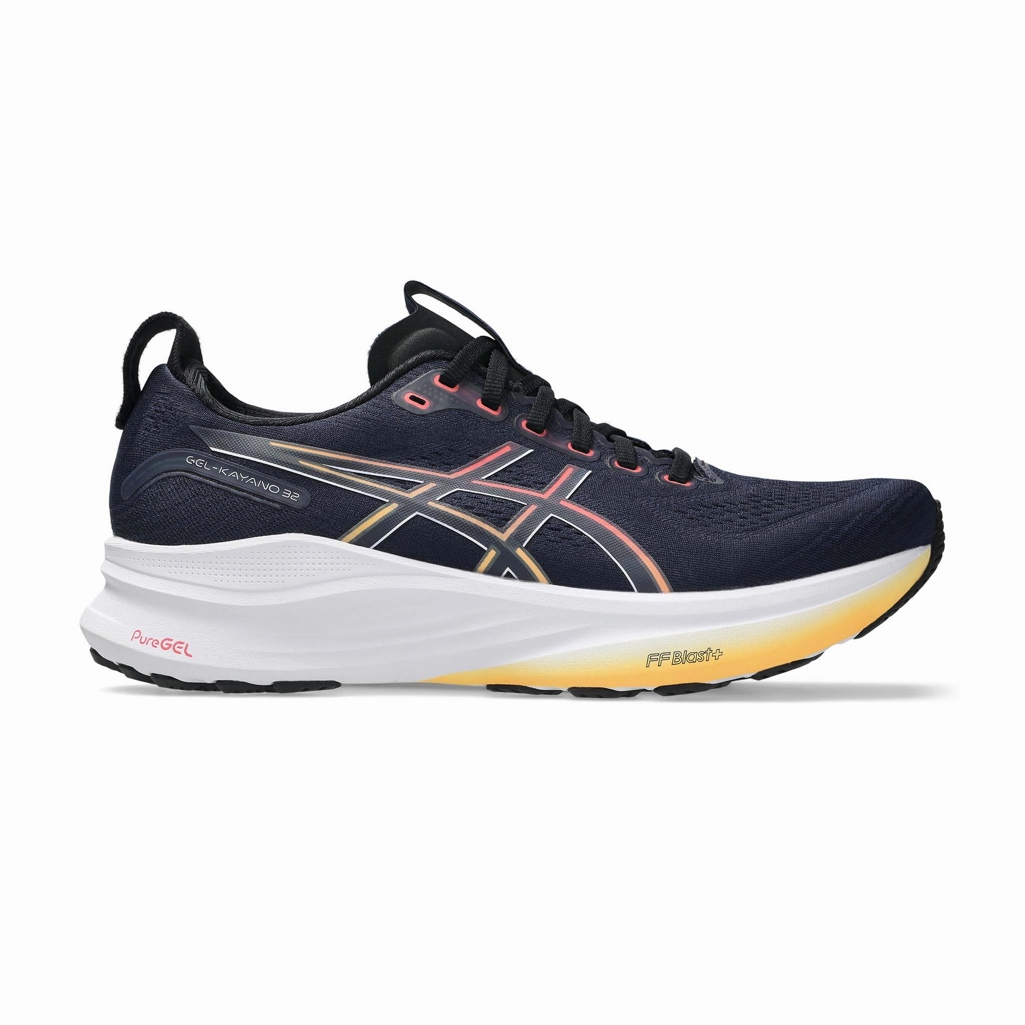 Slip On Shoes Asics ASICS | Men's Gel-Kayano 32 Running Shoes - Midnight/Black