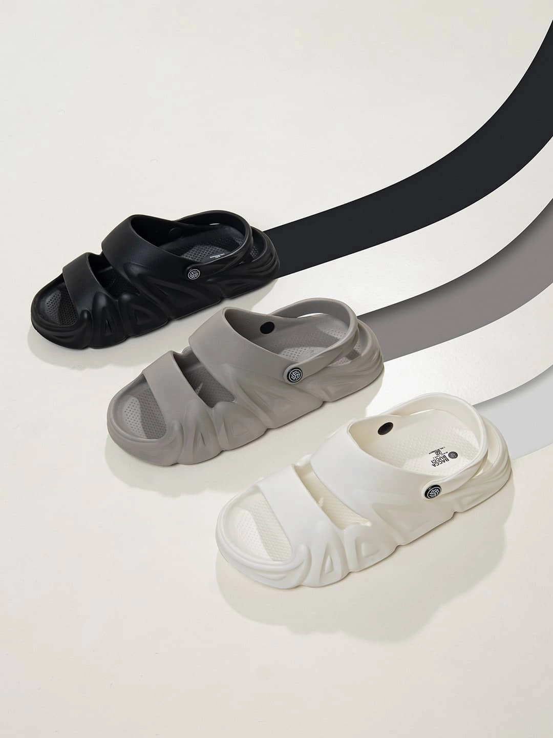 Bacca Bucci Reactor Slides  Ultra-Light All-Terrain EVA Sliders Versace Bedroom Slippers