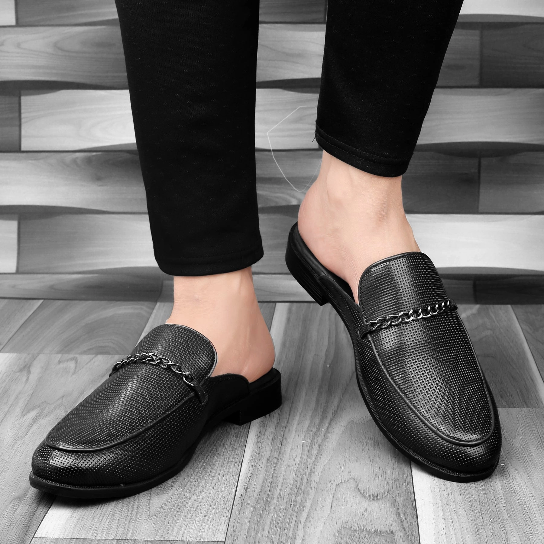 Bacca Bucci MOROCCO Mules Clogs Open back Loafers with Comfortable Memory Insoles Italy Loafers