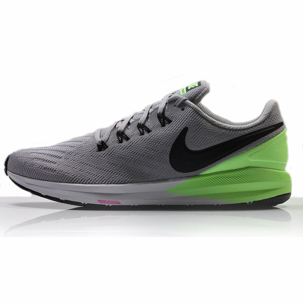 Nike Air Zoom Structure 22 Men's Running Shoe Atmosphere Grey/Burgundy Ash-Lime Blast Nike Basketball Player Shoes
