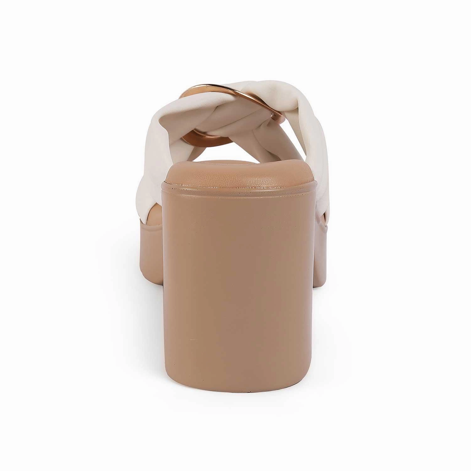 Box Sandals Tresmode Molin White Women's Dress Block Heel Sandals