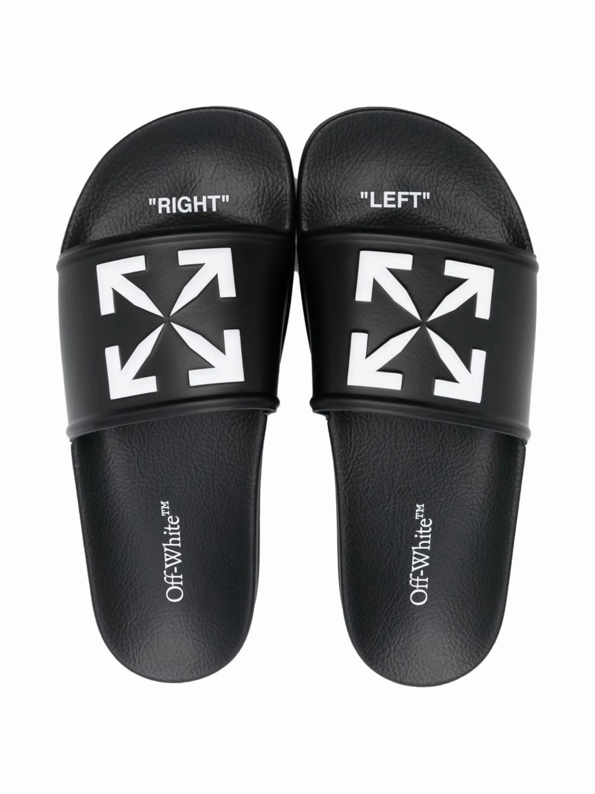 Arrows logo-print slides Wholesale Slippers In Bulk