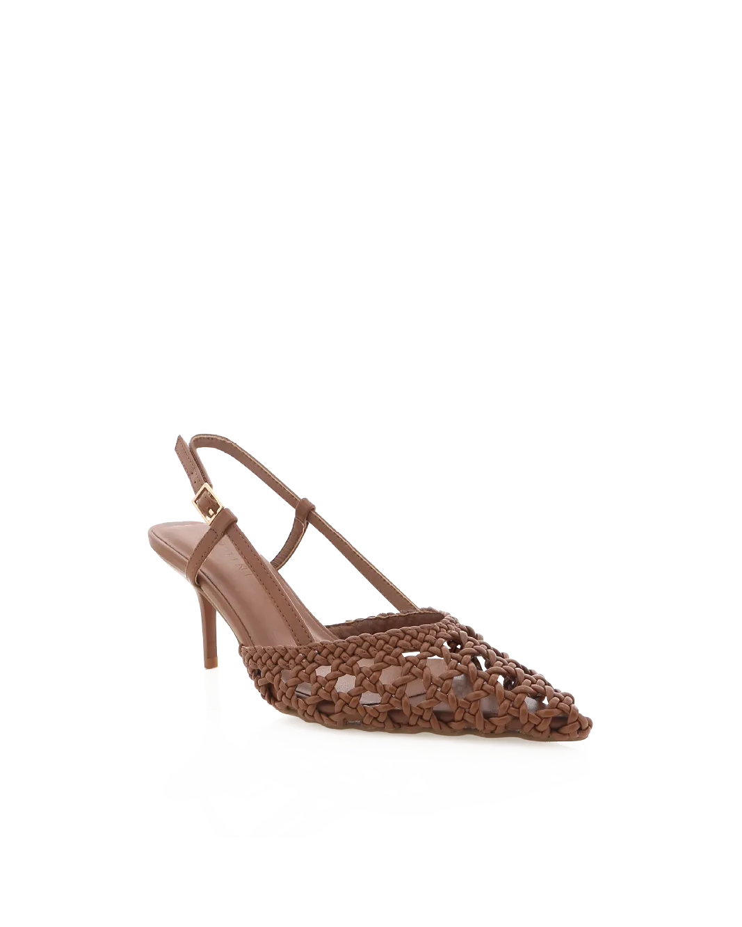 LUMMI - CARAMEL High Heel Slippers With Fur