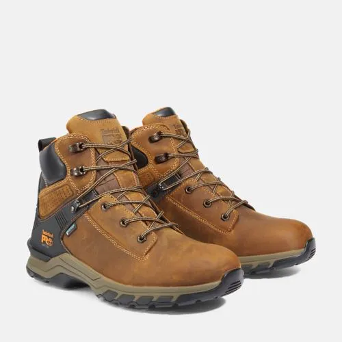 TIMBERLAND MEN'S HYPERCHARGE 6" WATERPROOF WORK BOOT SOFT TOE Boot Work