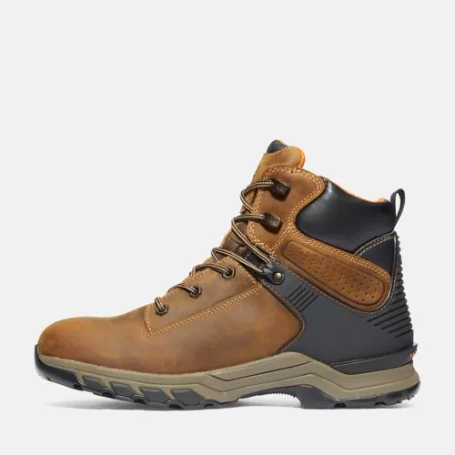 TIMBERLAND MEN'S HYPERCHARGE 6" WATERPROOF WORK BOOT SOFT TOE Army Navy Work Boots