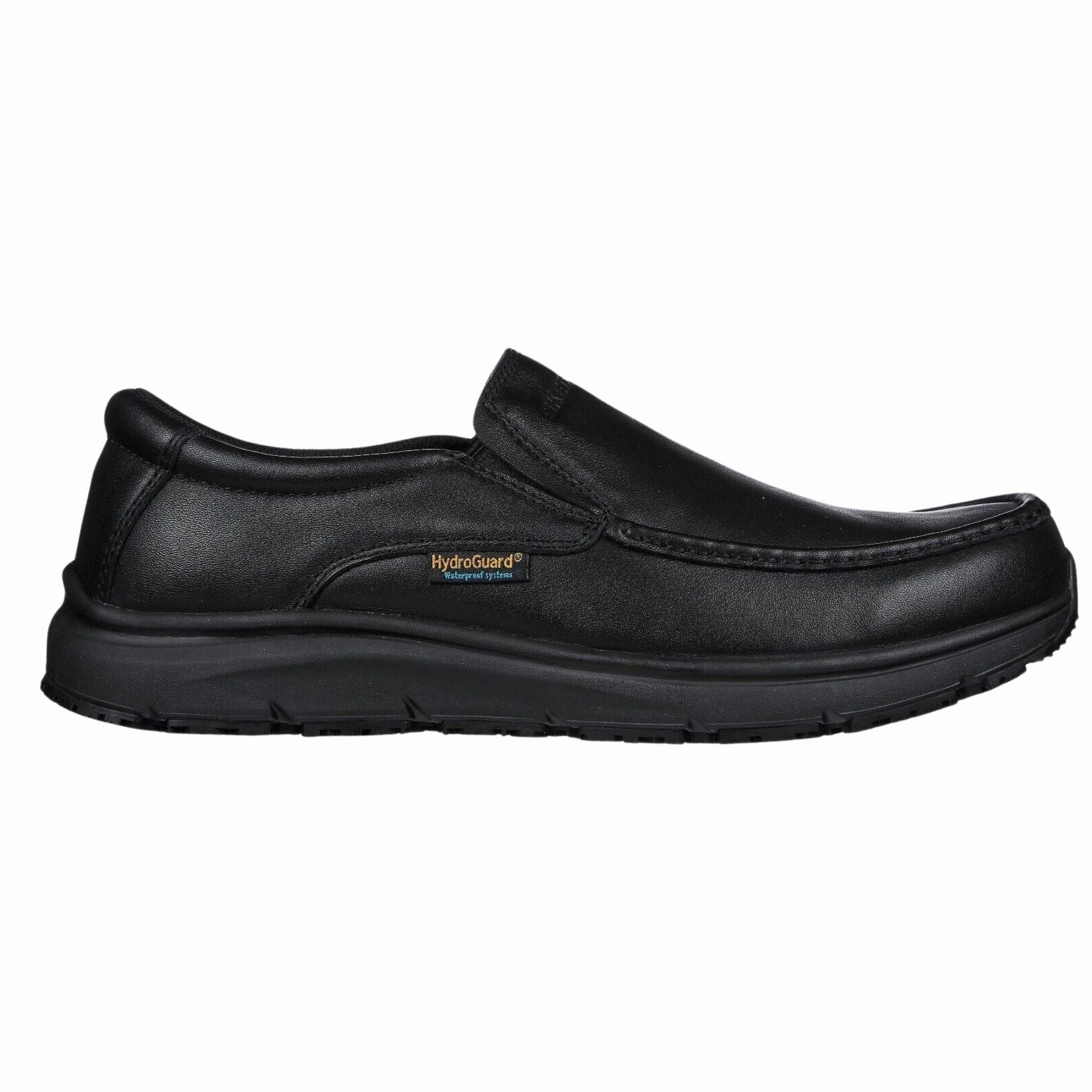 Best Comfortable Skechers Men's 200077 Ulmus Mockit Black Slip Resistant Waterproof Work Shoes