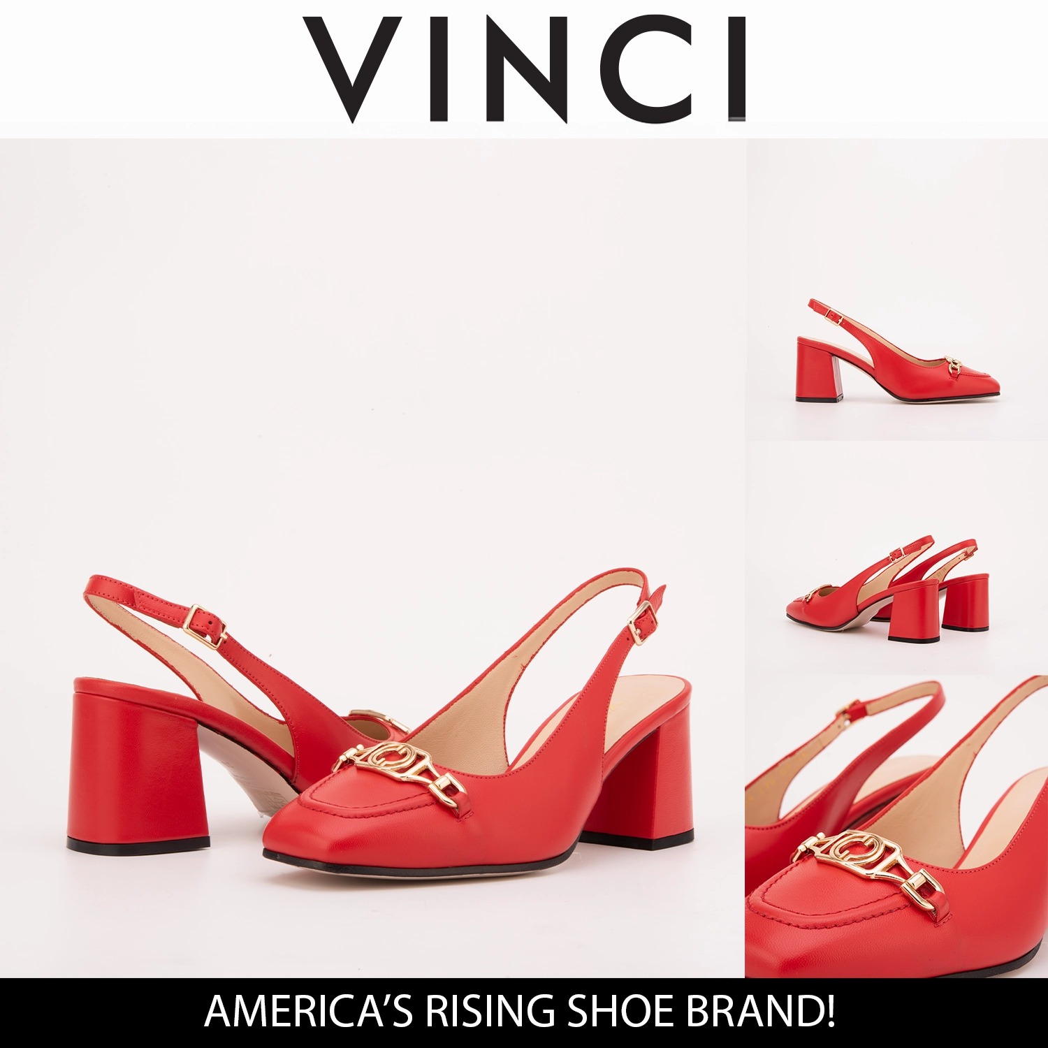 At Dsw Shoes The Potomac Red Leather Slingback Women Sandal