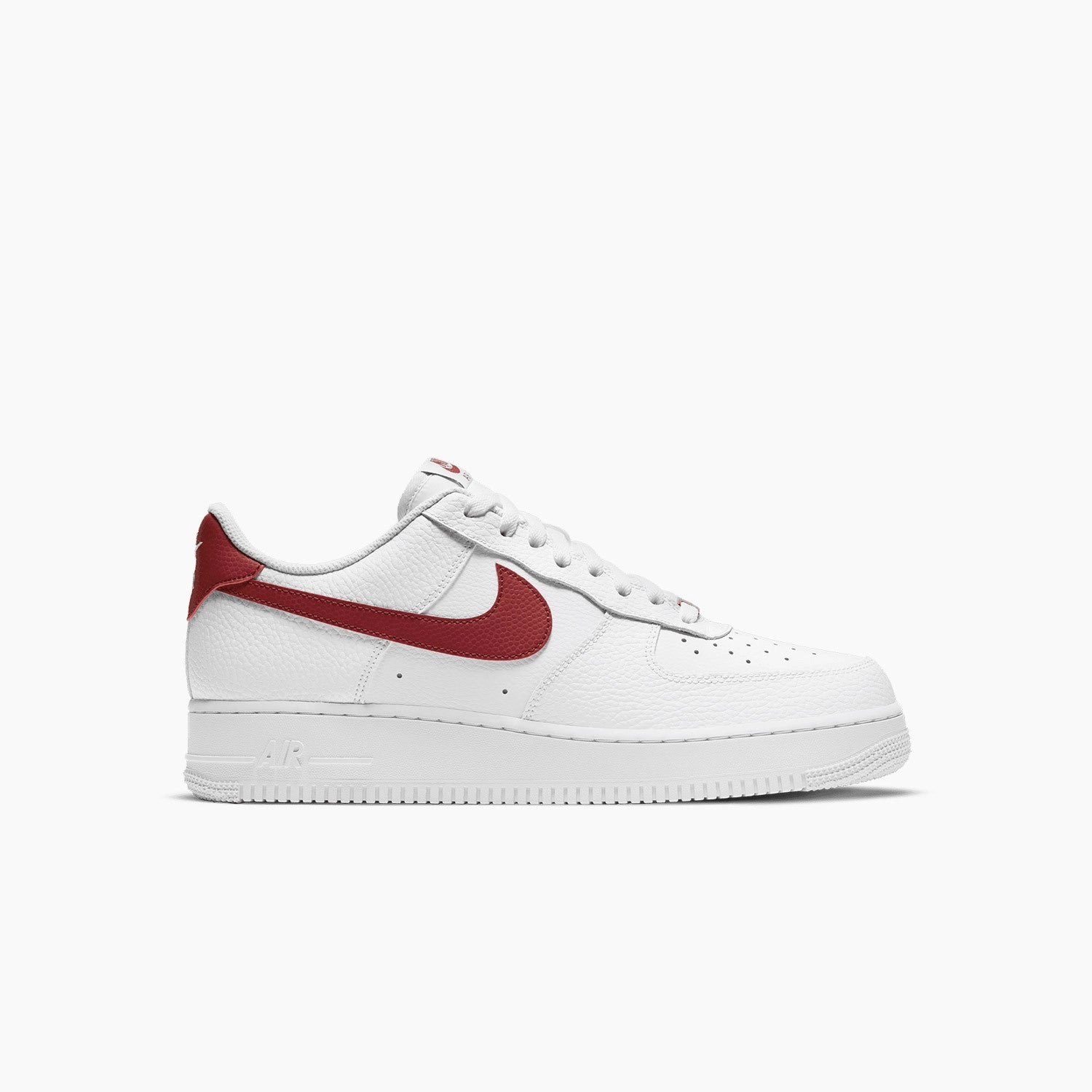 Comfiest Nike Running Shoes Men's Nike Air Force 1 `07  "WhiteTeam Red"