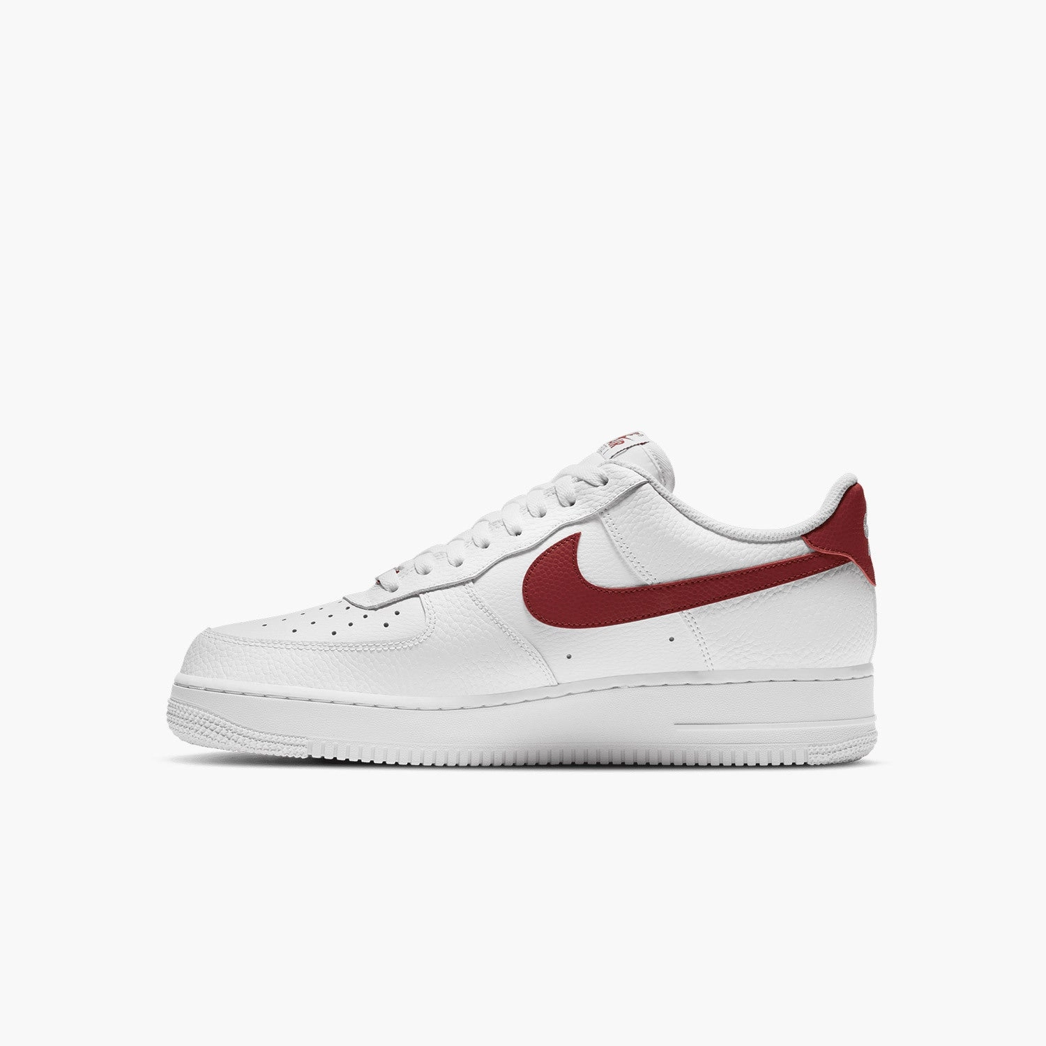 Nike Air Force Golf Shoe Men's Nike Air Force 1 `07  "WhiteTeam Red"