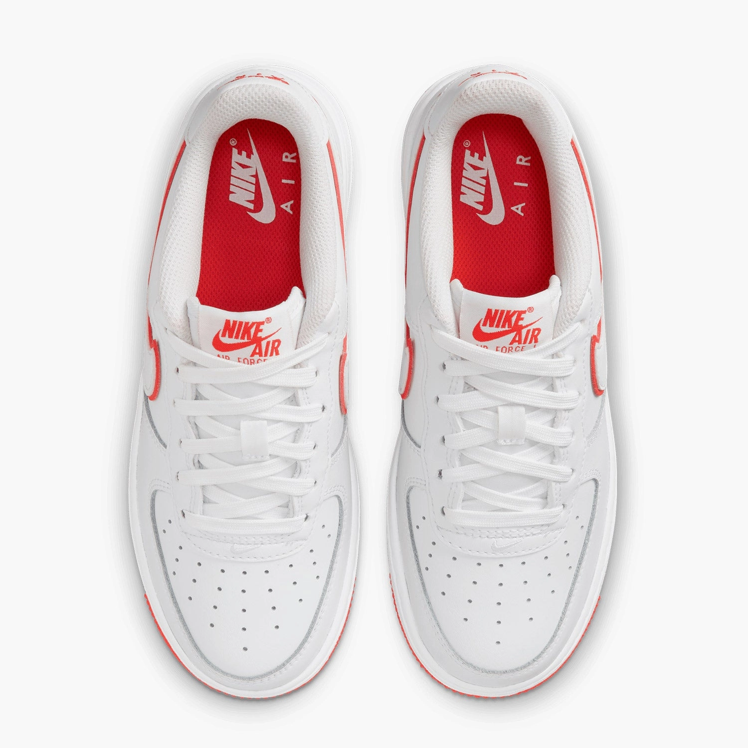 Nike Charles Barkley Shoes Kid's Air Force 1 "Picante Red" Grade School