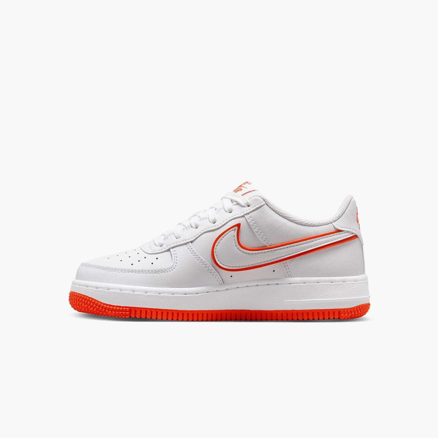 Nike Closeout Basketball Shoes Kid's Air Force 1 "Picante Red" Grade School
