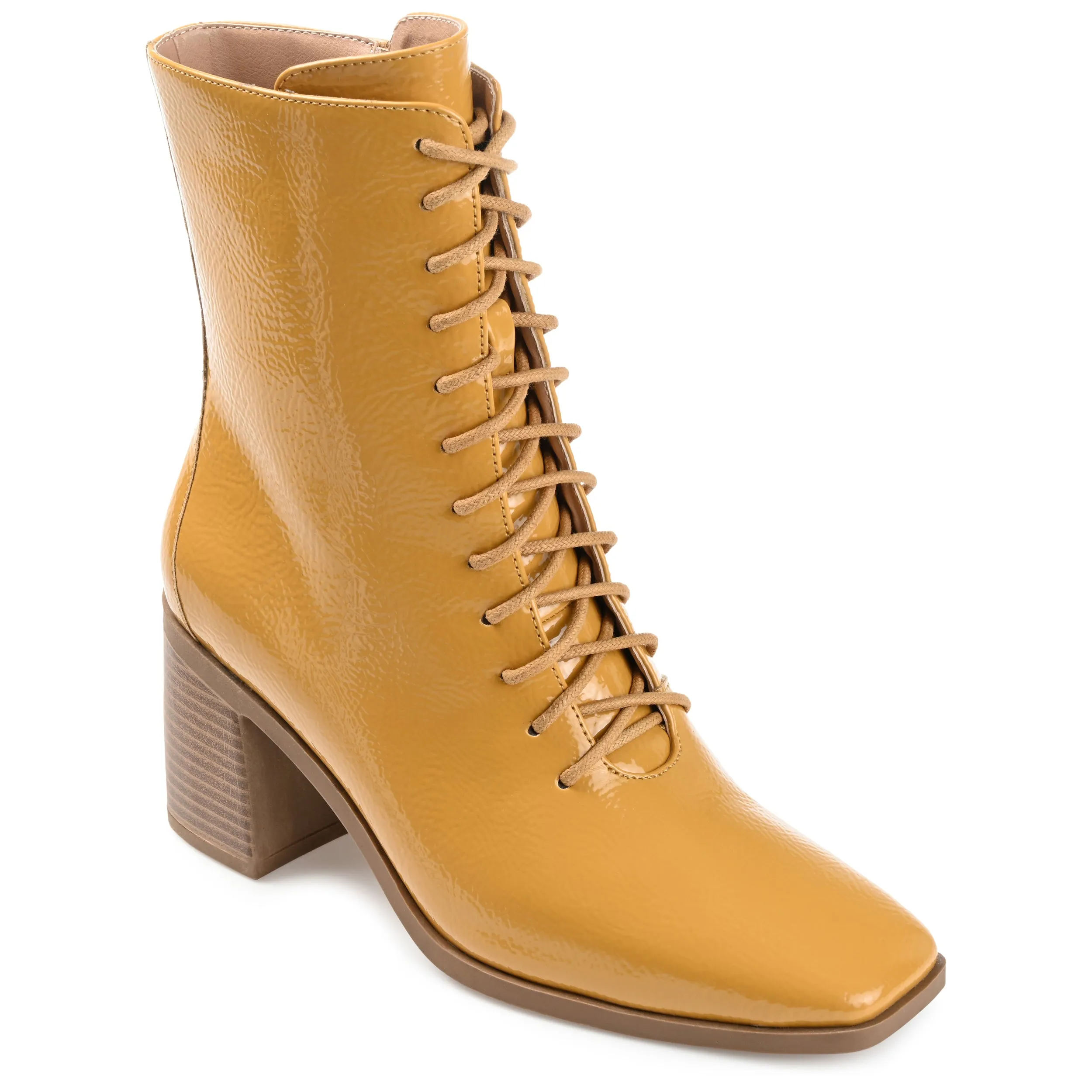 COVVA LACE-UP BOOTIES IN WIDE Inexpensive Combat Boots