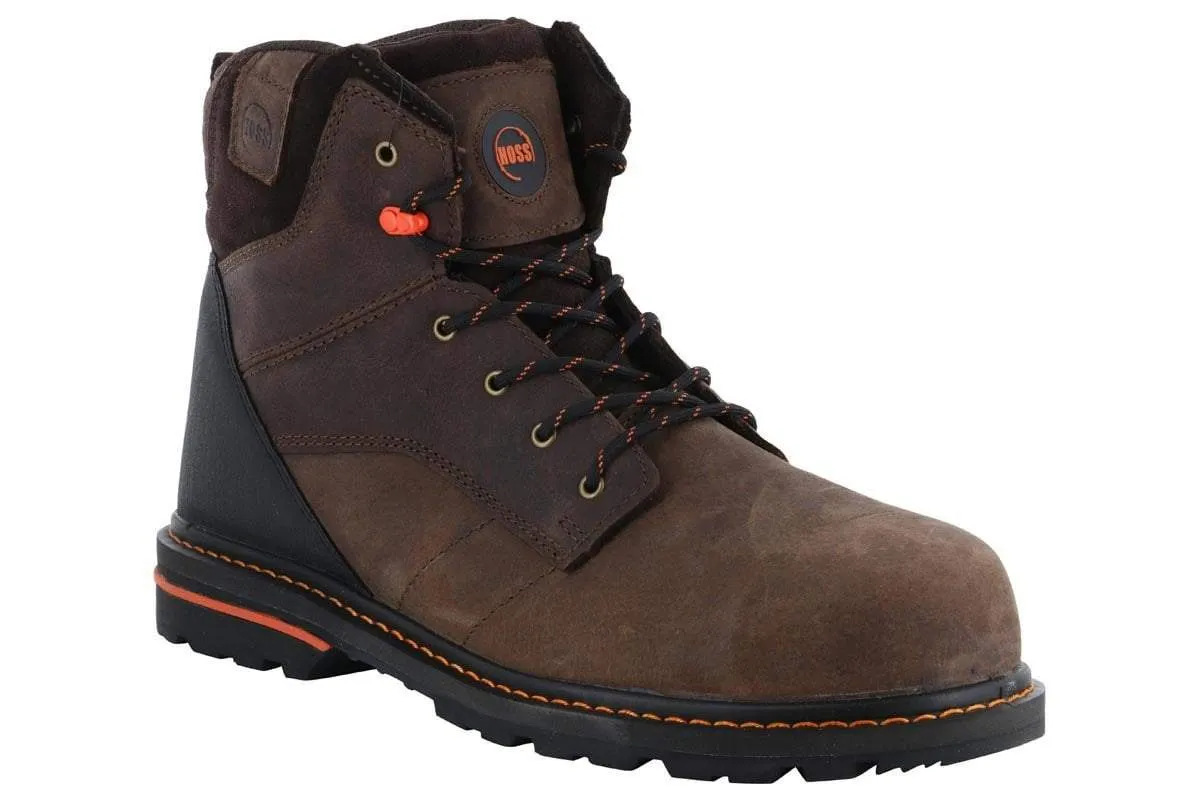 Rubber Waterproof Work Boots Hoss Carson 6" Composite Toe Boot