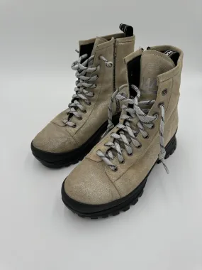 Boots Combat By P448 In Gold, Size: 10 Side Zip Combat Boot