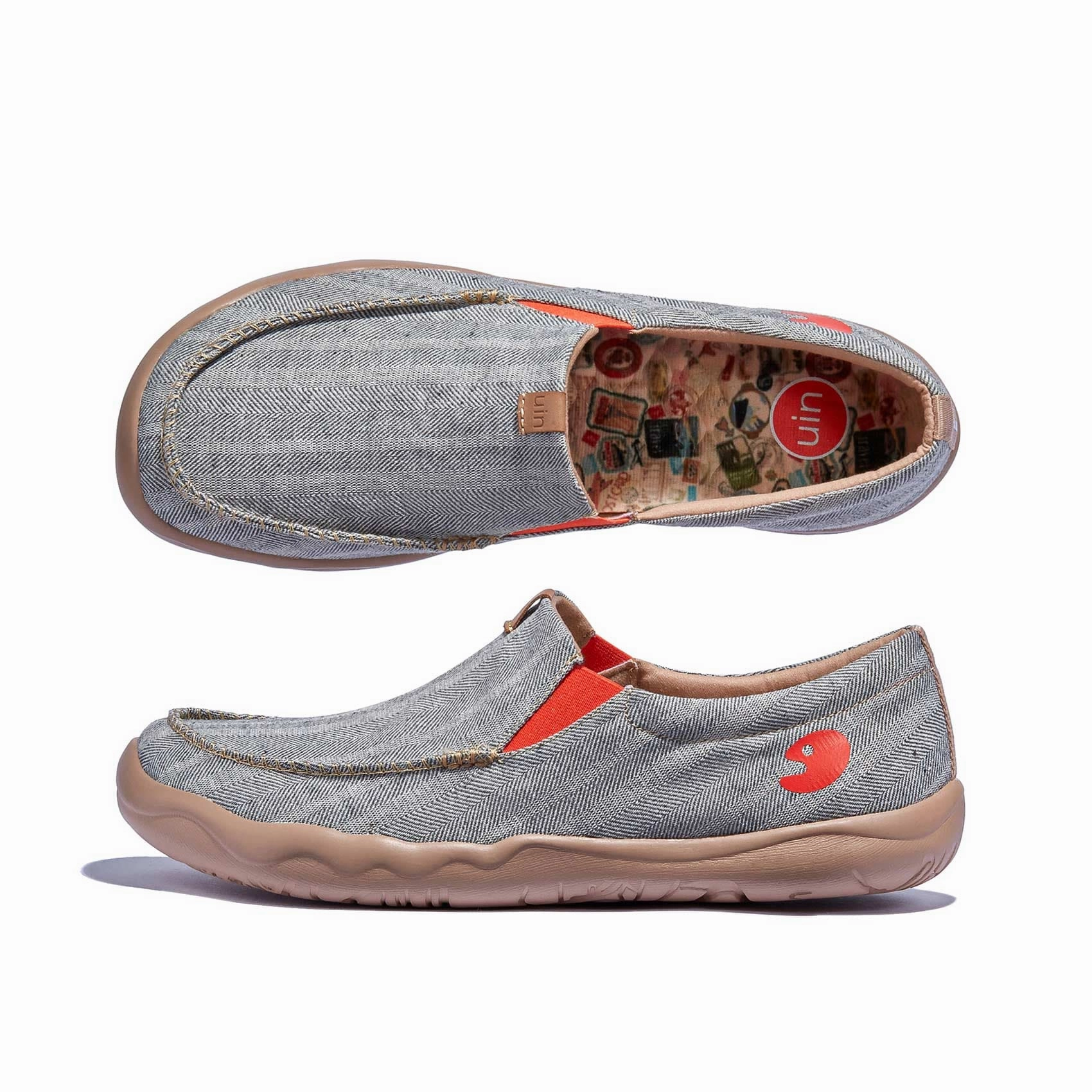Coach Loafers Light Grey Nerja Men