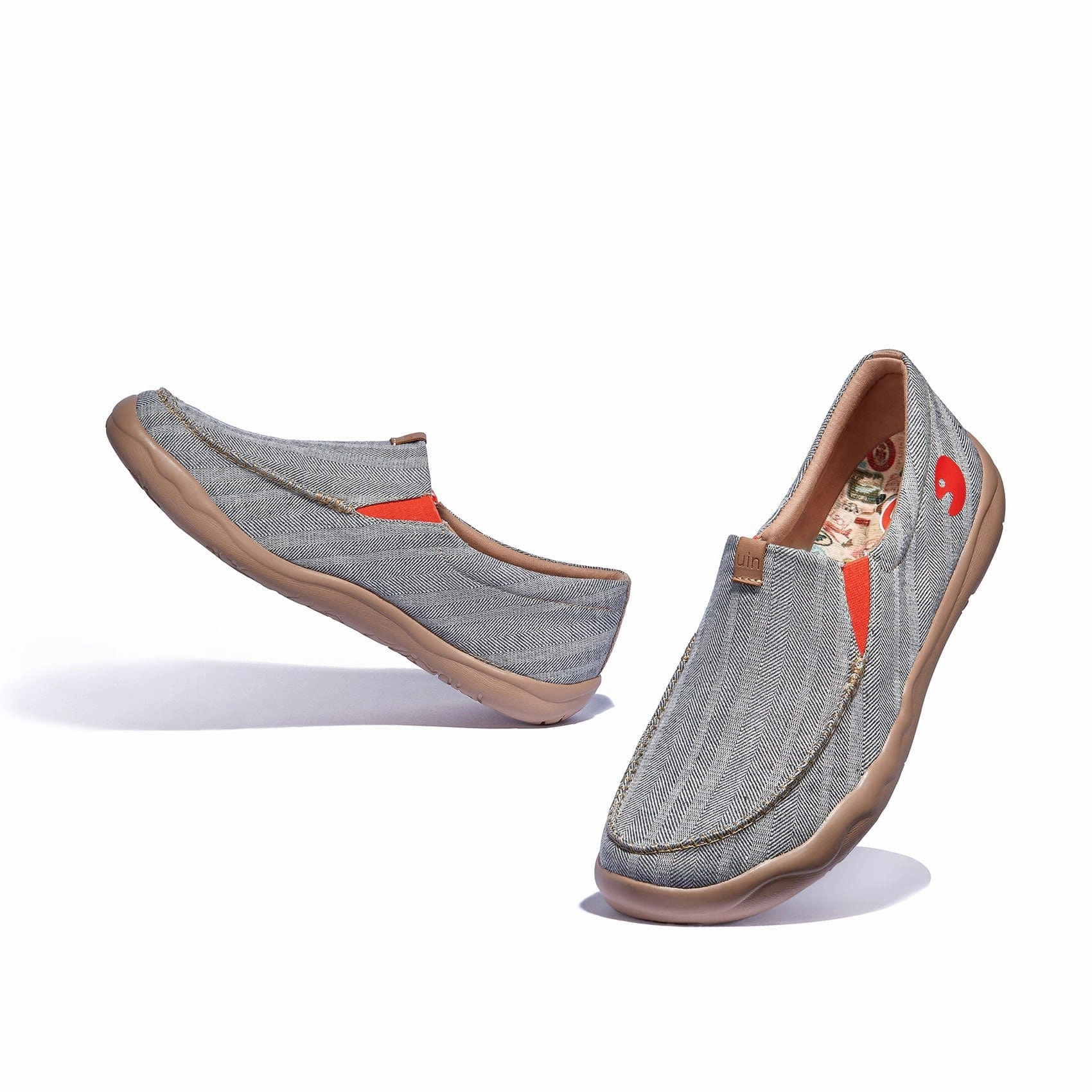 Light Grey Nerja Men Buckled Loafers