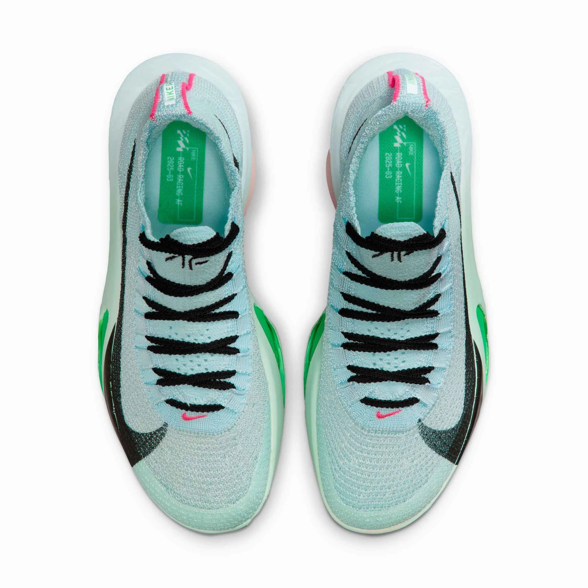Nike | Women's Alphafly 3 Road Racing Shoes - Glacier Blue/Black-Mint Foam-Green Shock Best Price Nike Shoes